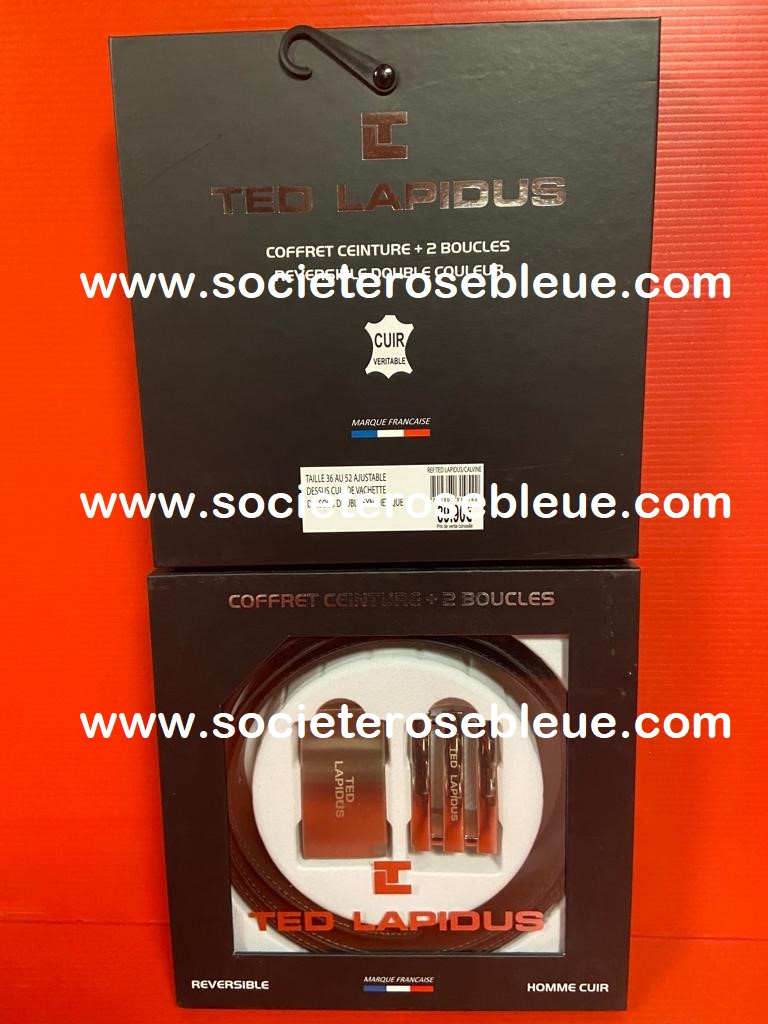 COFFRET CEINTURE TED LAPIDUS (30 pièces)